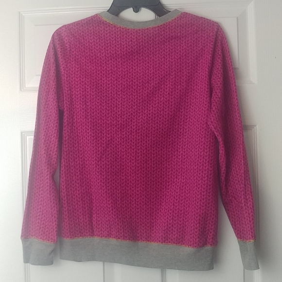 4/$15 🌻 OLD NAVY Girls Size M 7-9 Pink Owl Sweatshirt - Picture 4 of 4